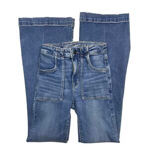 EUC - American Eagle High Rise Bell Bottom Demin Jeans